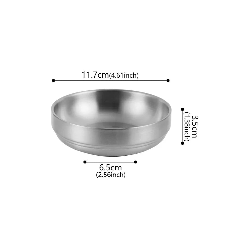 Stainless Steel Sauce Dish Small Dish Kimchi Dish