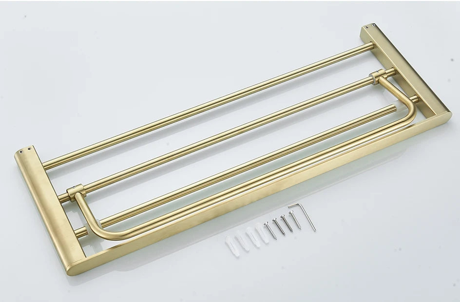 Vgx Gold Bathroom Towel Holder Stainless Steel Towel