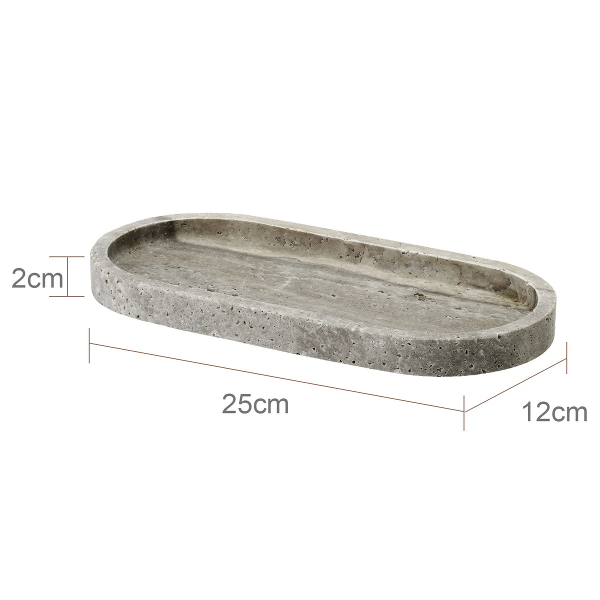 Grigio Travertino Bathroom Sets Vintage Marble Soap Holder
