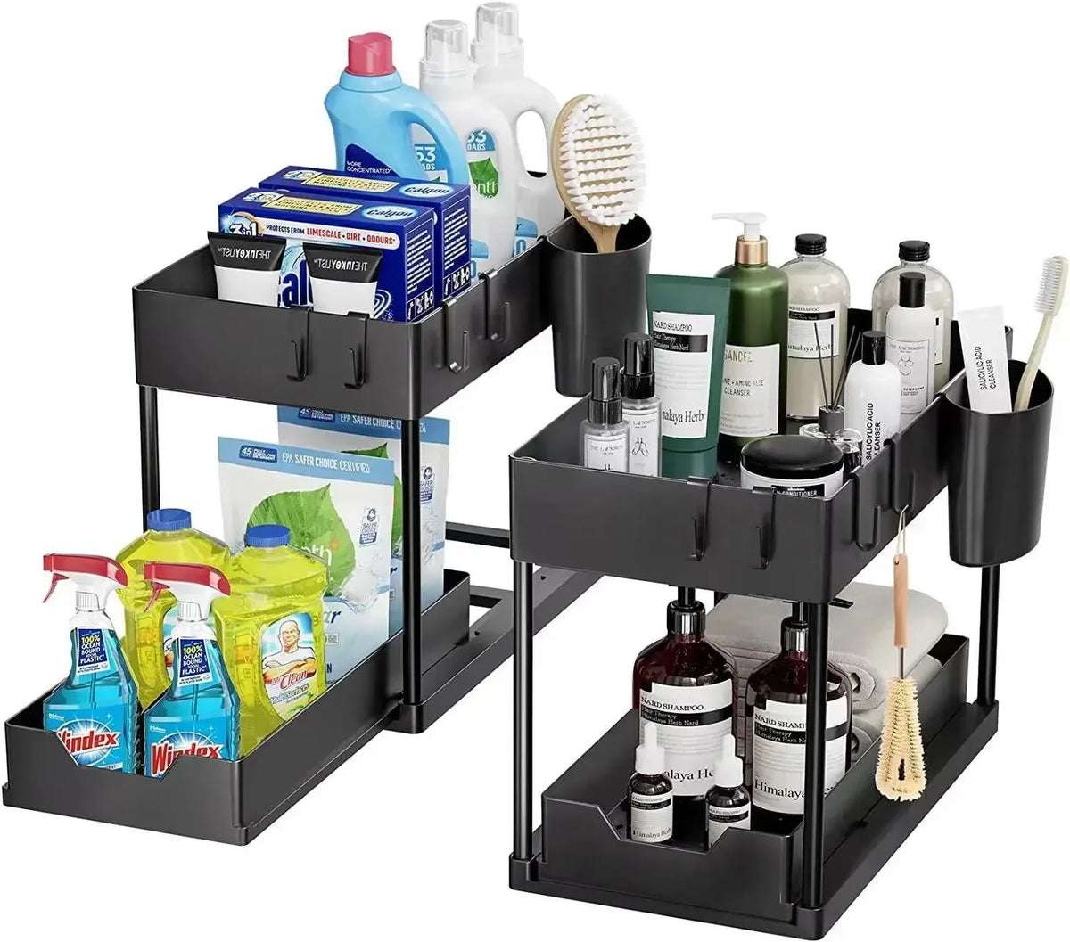 Tier Under Sink Organizer Sliding Cabinet Basket Organizer