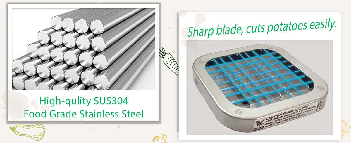French Fry Cutter Heavy Duty French Fries Slicer
