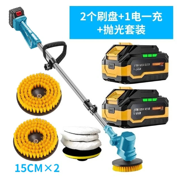 High Power Electric Cleaning Brush Handheld Automatic Rotating
