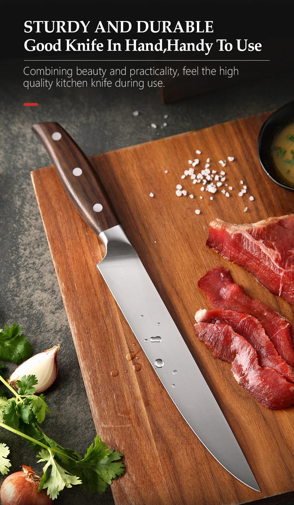 Xinzuo Knife Utility Cleaver Chef Bread Fruit Santoku