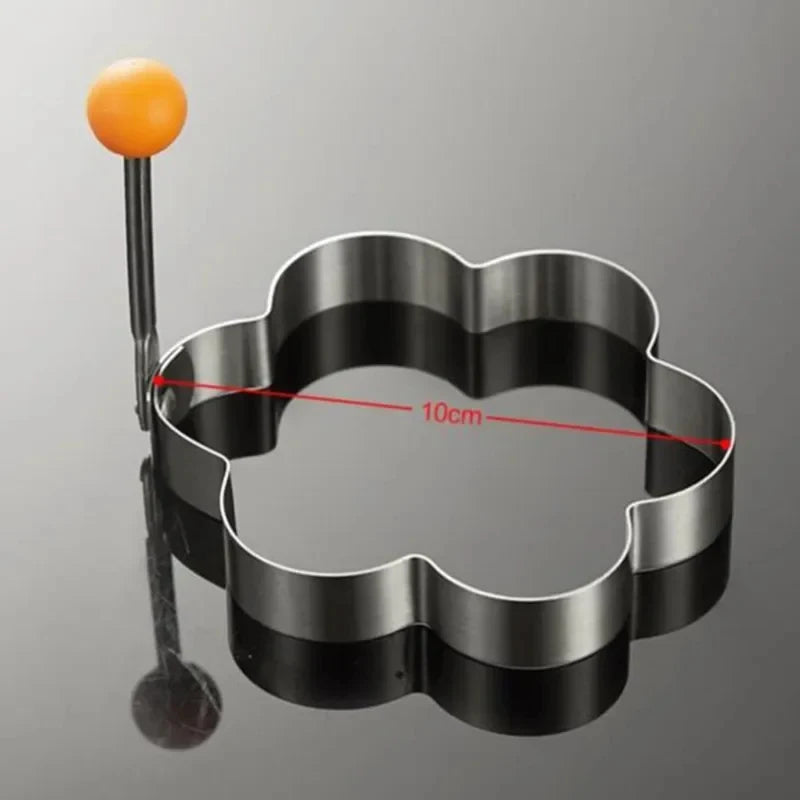 1-5pcs Stainless Steel Fried Egg Shaper Pancake Ring