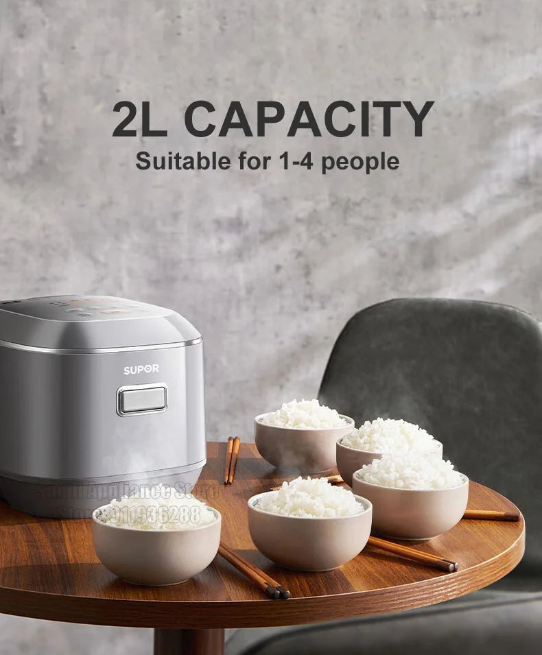 Supor 2l Rice Cooker Led Display 24h Intelligent