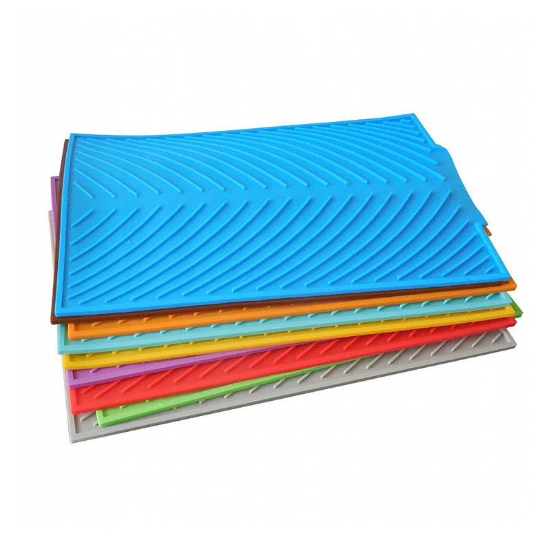 Silicone Draining Board Mat Dish Drying Mat Draining