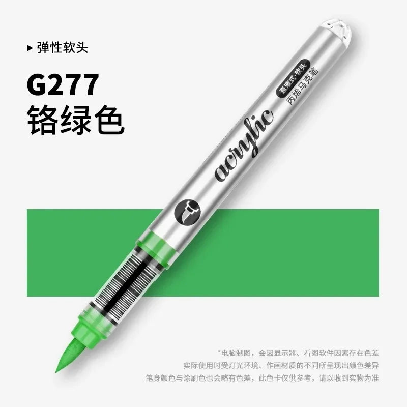 Grasp 120/1 Colors Acrylic Markers Brush Tip Paint