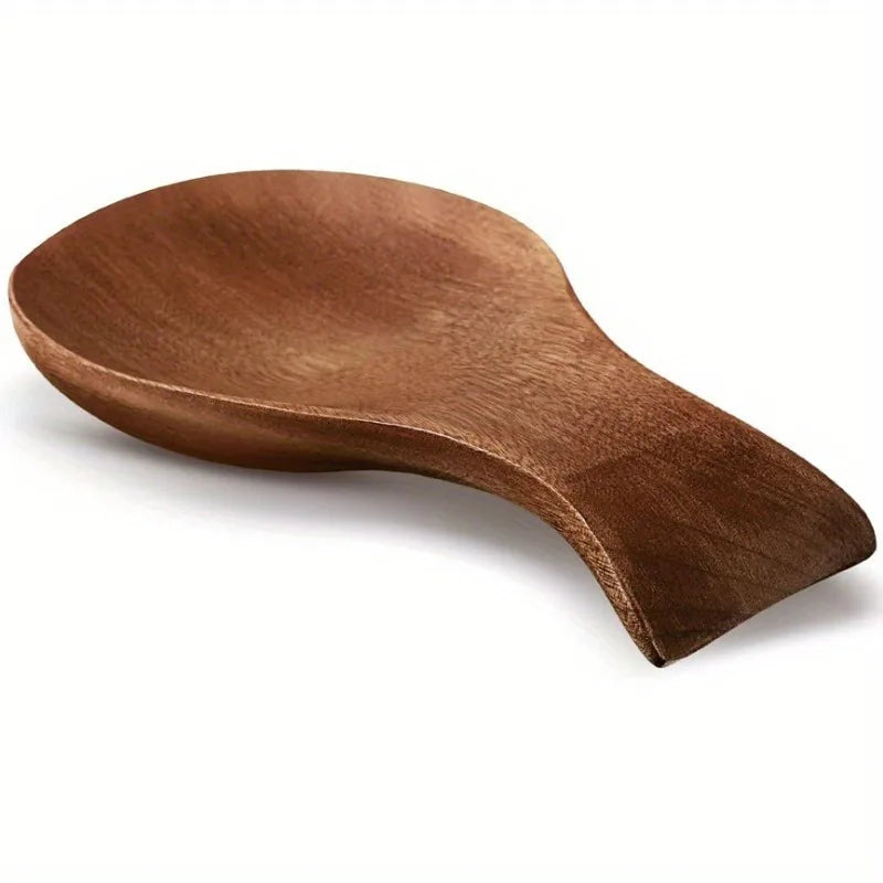 1pc Elegant Wooden Spoon Chopstick Holder Organizer Soup
