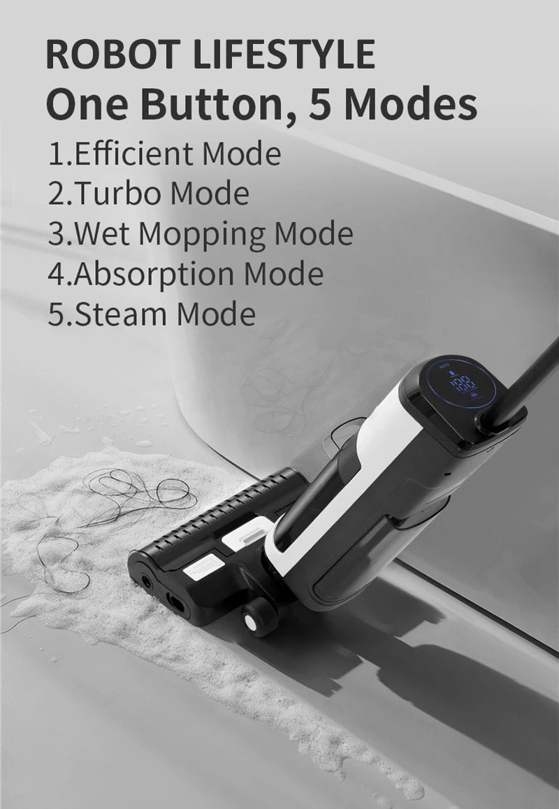 Cordless Handheld Vacuum Cleaner Wet Dry Cleaning Robot