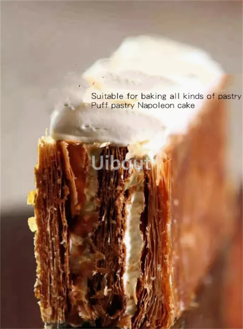 Puff Pastry Baking Tray Rectangle Mille Feuille Pastry