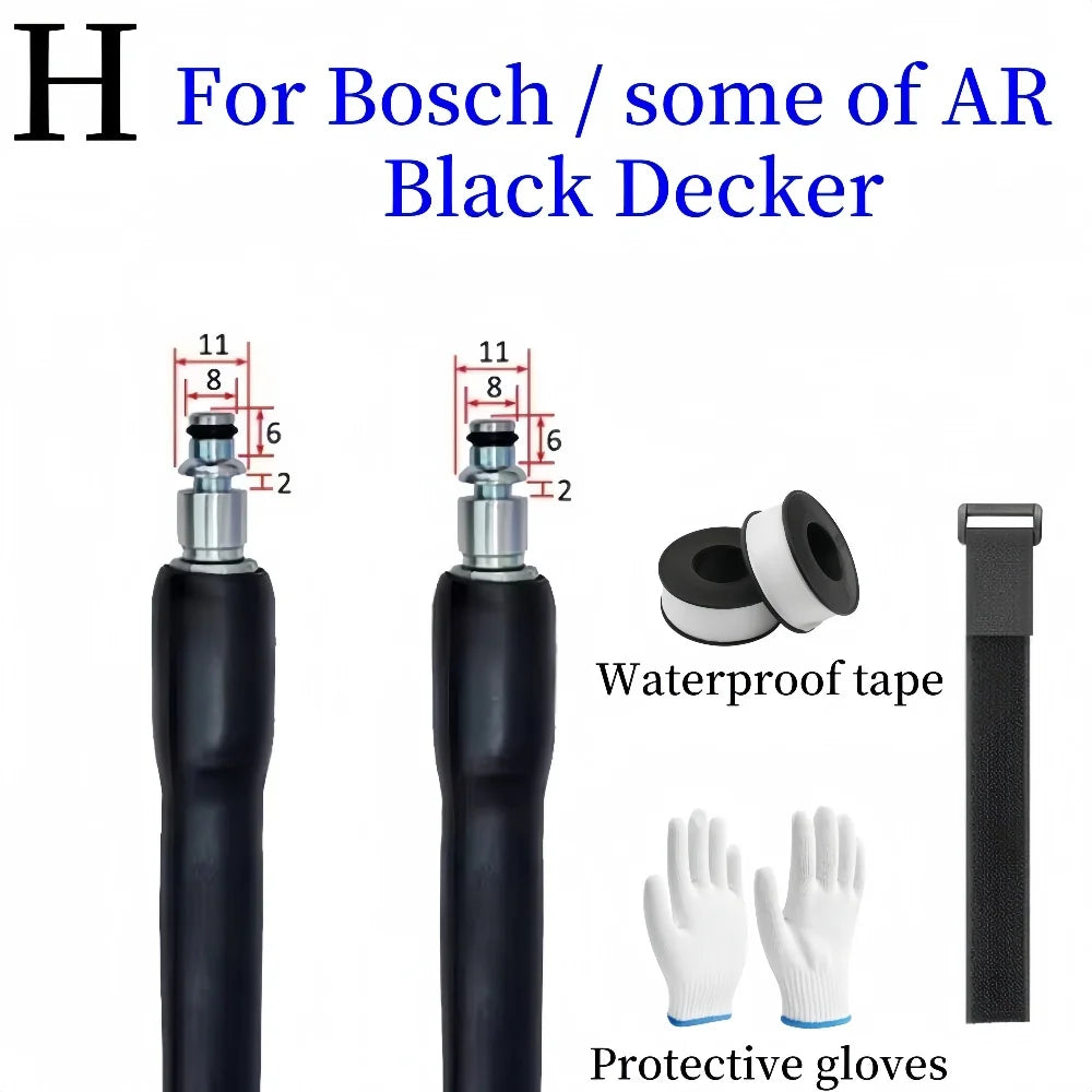 5-50m High Pressure Washer Hose Pipe Cord Car