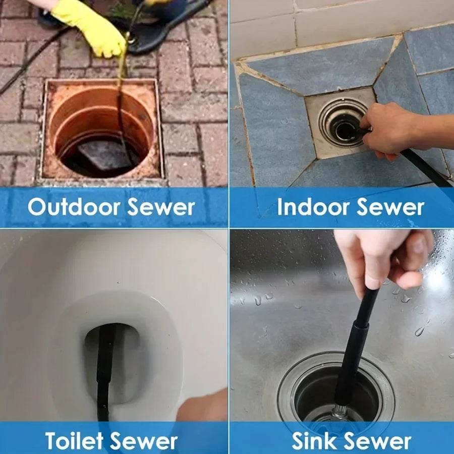 Sewer Jetter Kit 100 Ft Pressure Washer Drain