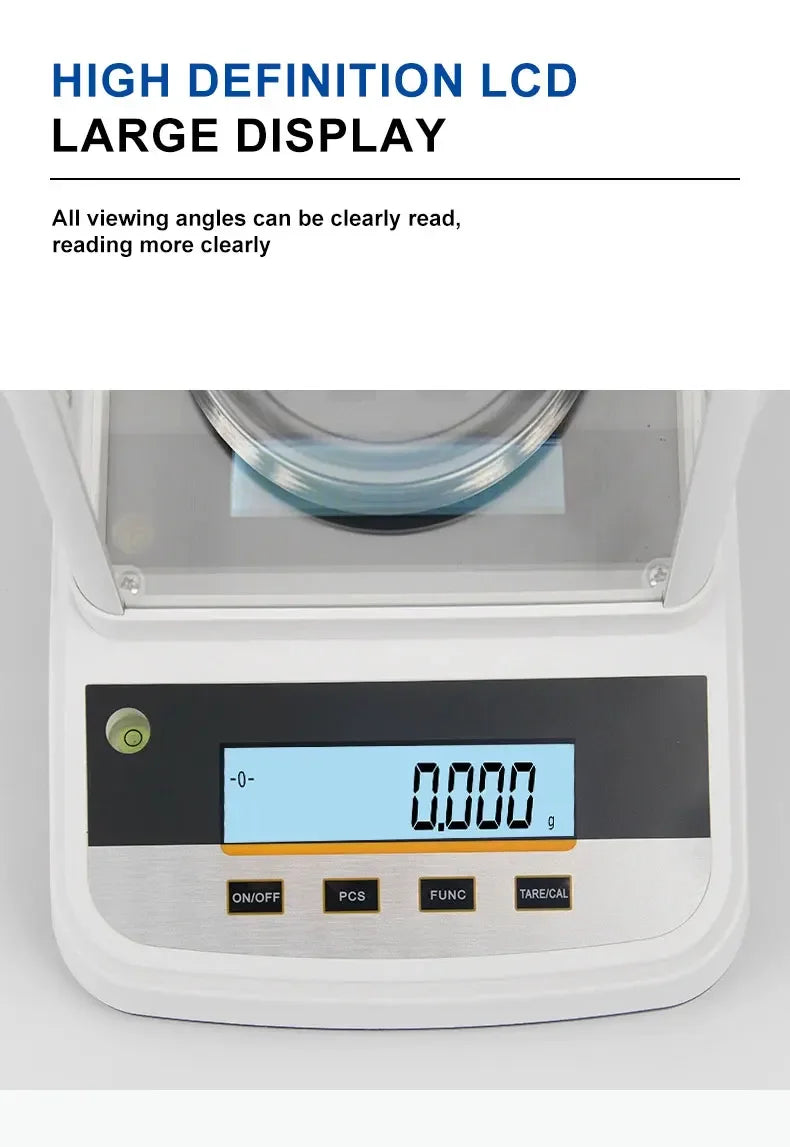 001g 500g Analytical Lab Balance Digital Scale Precision