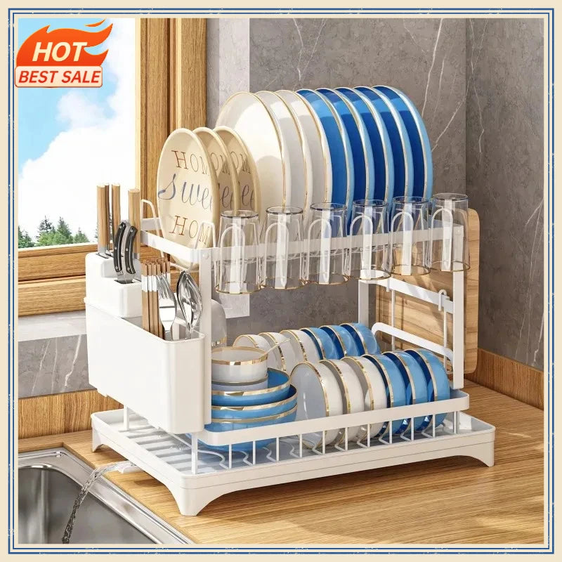 Dish Storage Rack Shelf Dish Chopsticks Storage Rack