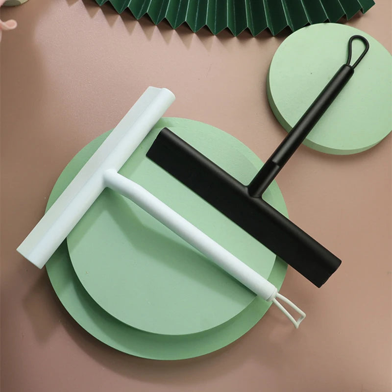 Shower Squeegee Glass Clean Scraper Washing Wiper Hanger