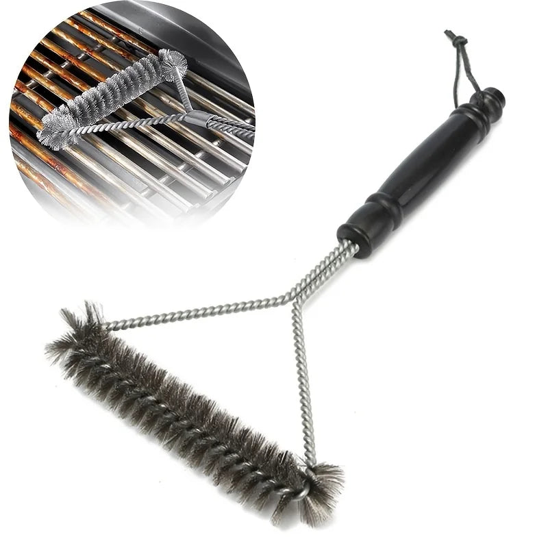 Bbq Grill Cleaning Brush Stainless Steel Wire Bristle