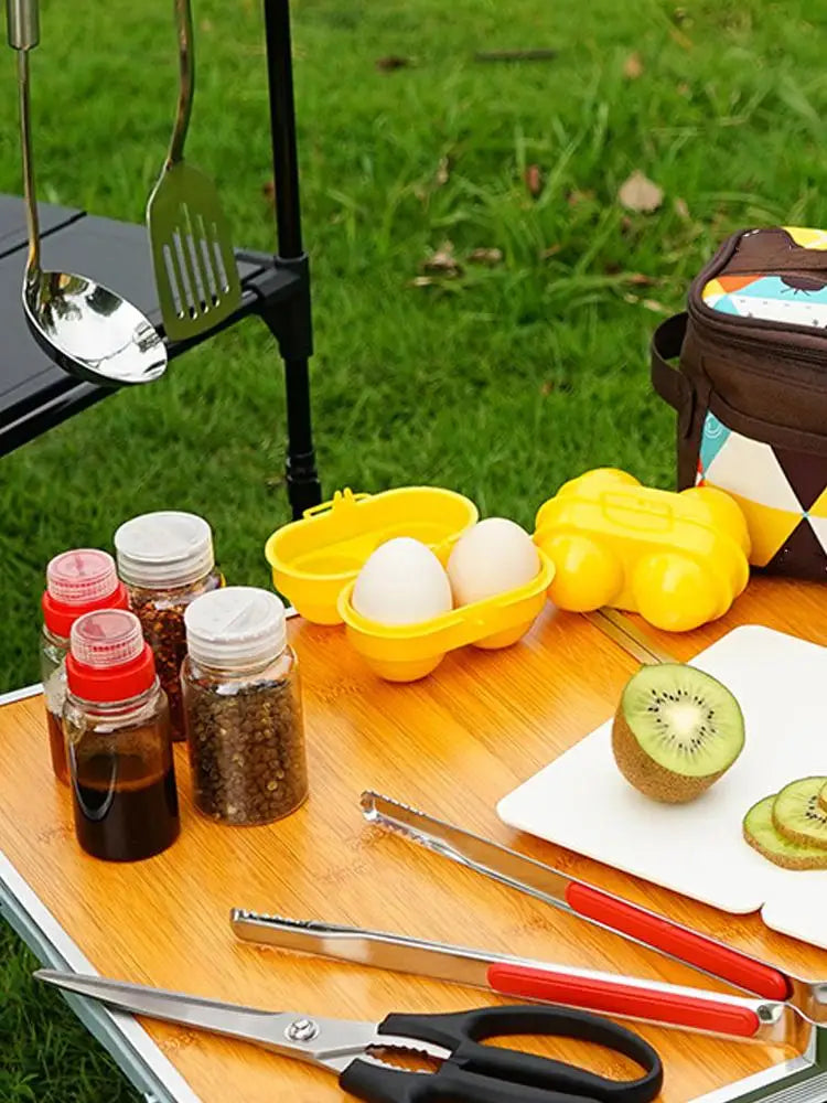 Grid Egg Storage Box Container Plastic Egg Holder