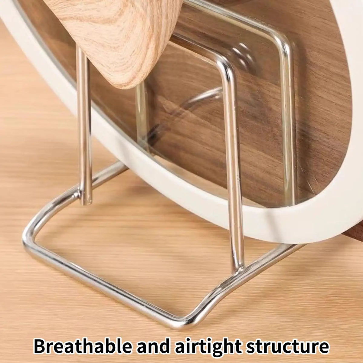 Chopping Board Rack Space-Saving Stainless Steel Pot Lid