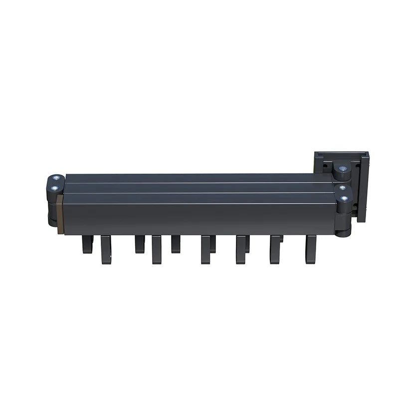Wall Mount Folding Clothes Drying Rack Retractable Extension