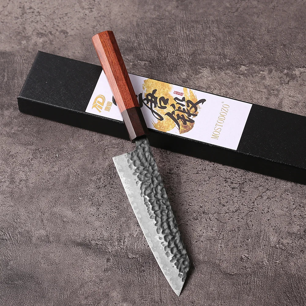 Mostodozo 6-Inch Japanese Hand Forged Bunka Chef Knife