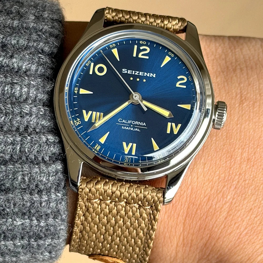 Classic Retro Arrow Pilot Watch Male Mens Wwii