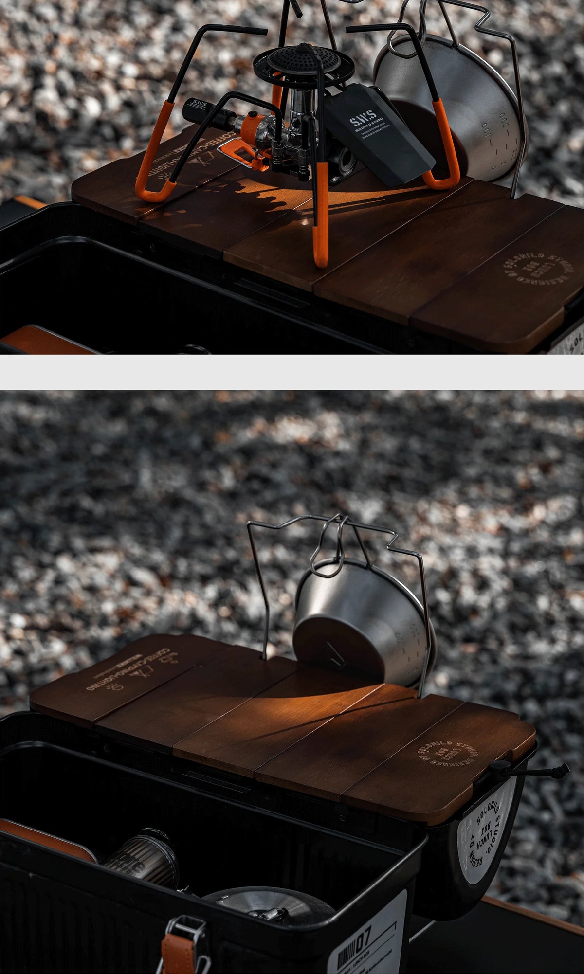 Wellhike Outdoor Lunch Box Metal Table Plate Tactical