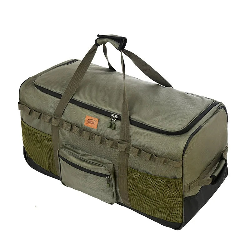 130l Wheeled Duffel Bag Waterproof Rolling Storage Bag