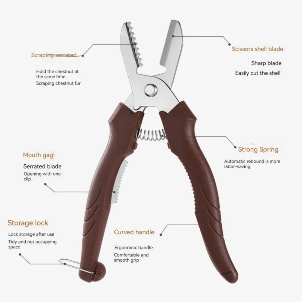 Chestnut Peeling Scissors Chestnut Cross Cutter Chestnut Shears