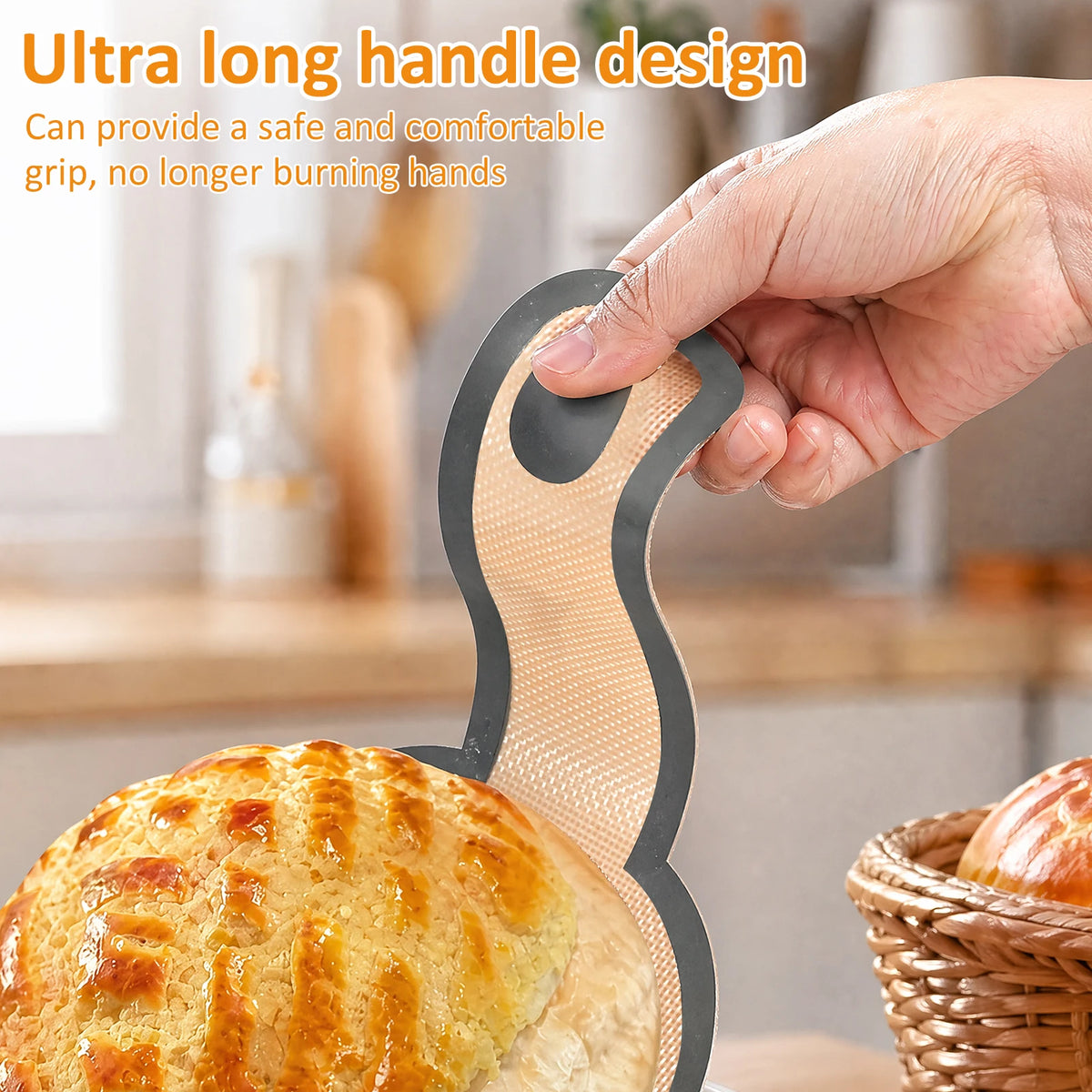 2pcs Silicone Bread Sling Non Stick Silicone Baking
