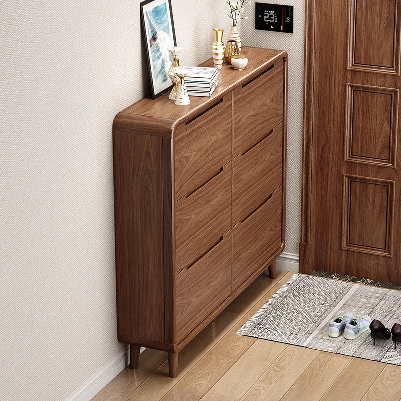 Modern Organizer Shoe Cabinet Storage Mobile Display Living