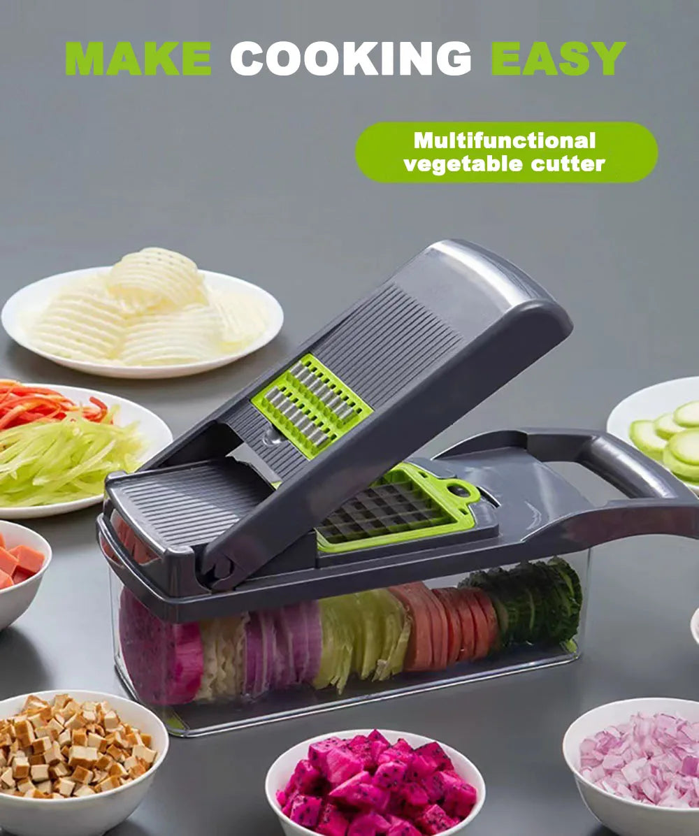 Vegetable Cutter Dicing Blades Slicer Shredder Fruit Peeler