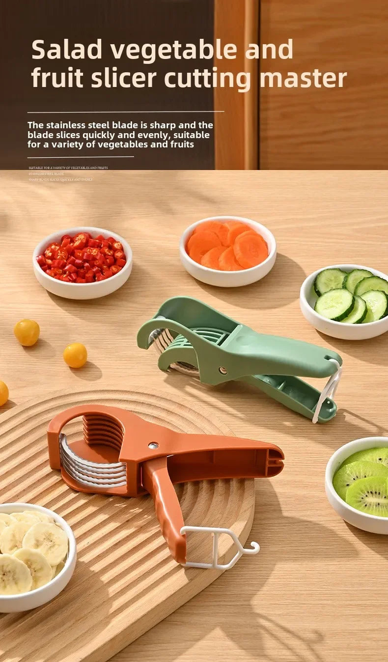 Stainless Steel Vegetable Fruit Slicer Multi Functional Salad
