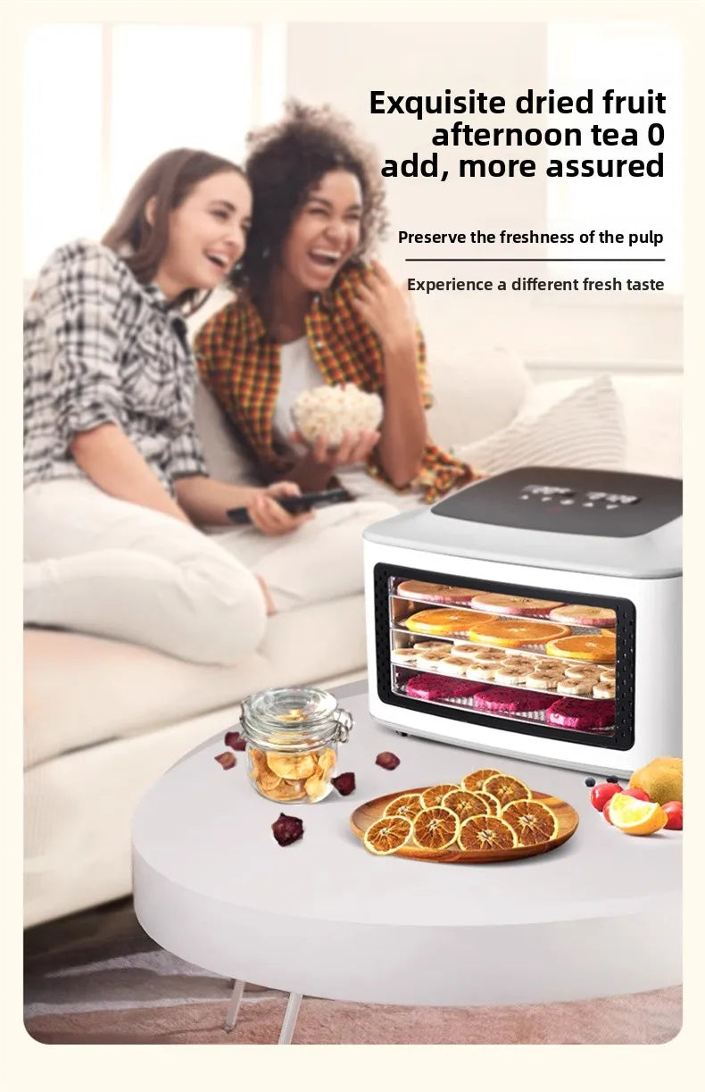 4-Layer Food Dehydrator Machine 400w Stainless Steel Drying