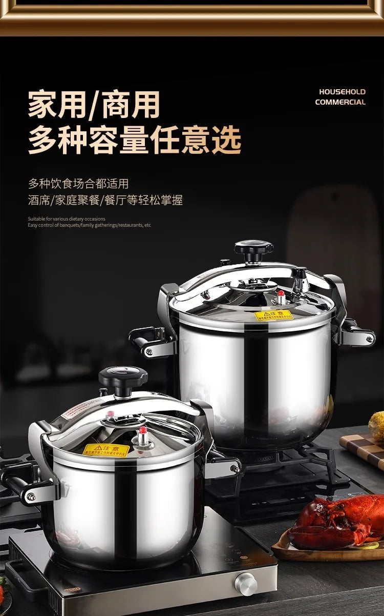 Korean Style Pressure Cooker - Explosion-Proof Stainless Steel