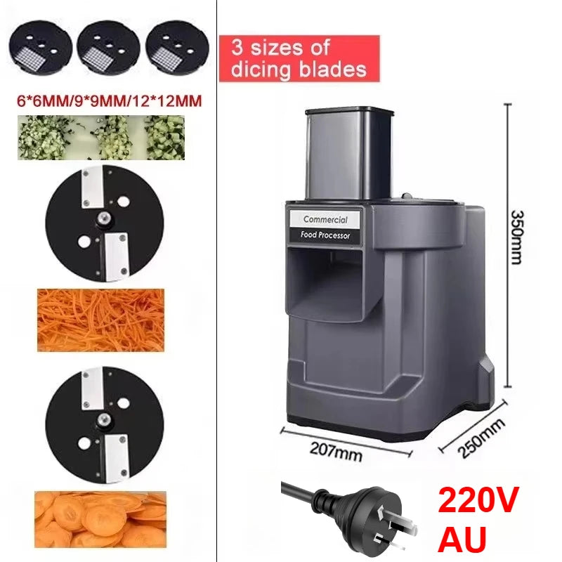 110v/220v Commercial Vegetable Cutter In Automatic Electric