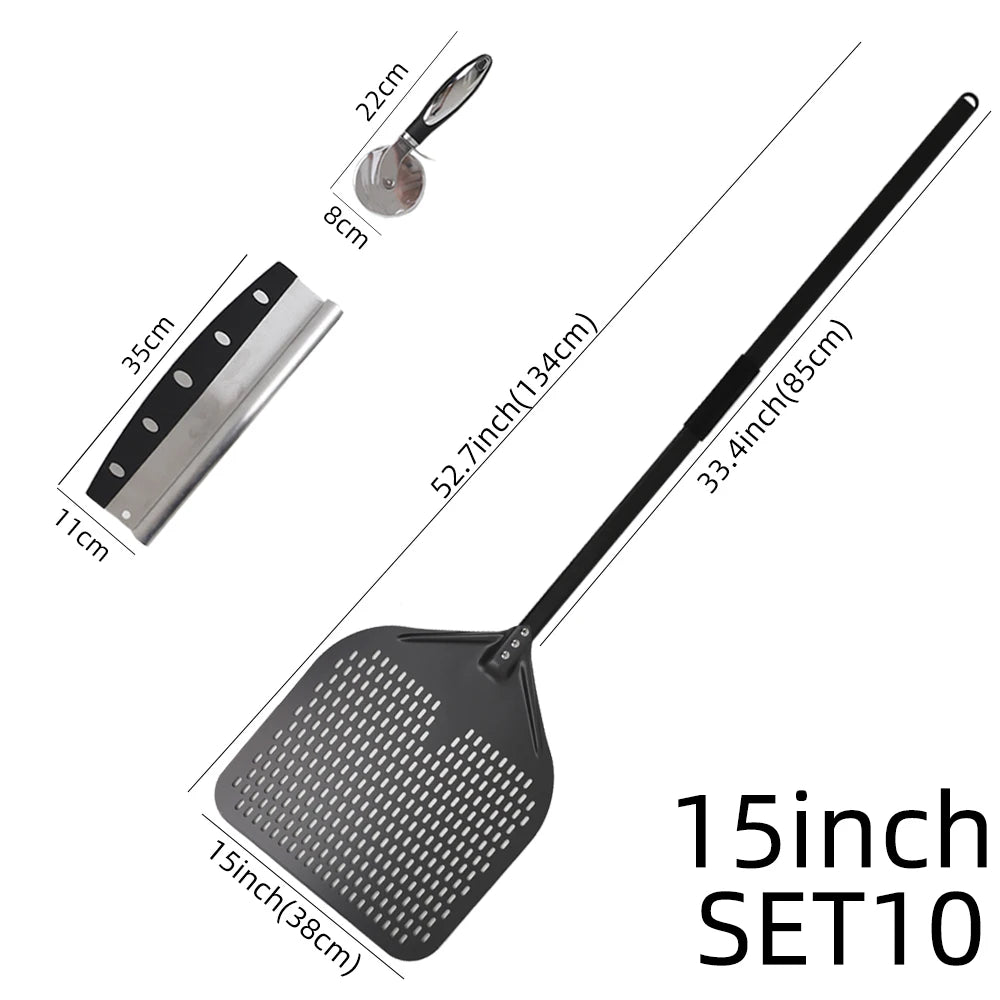 15 16 Inch Big Pizza Peel Perforated Shovel