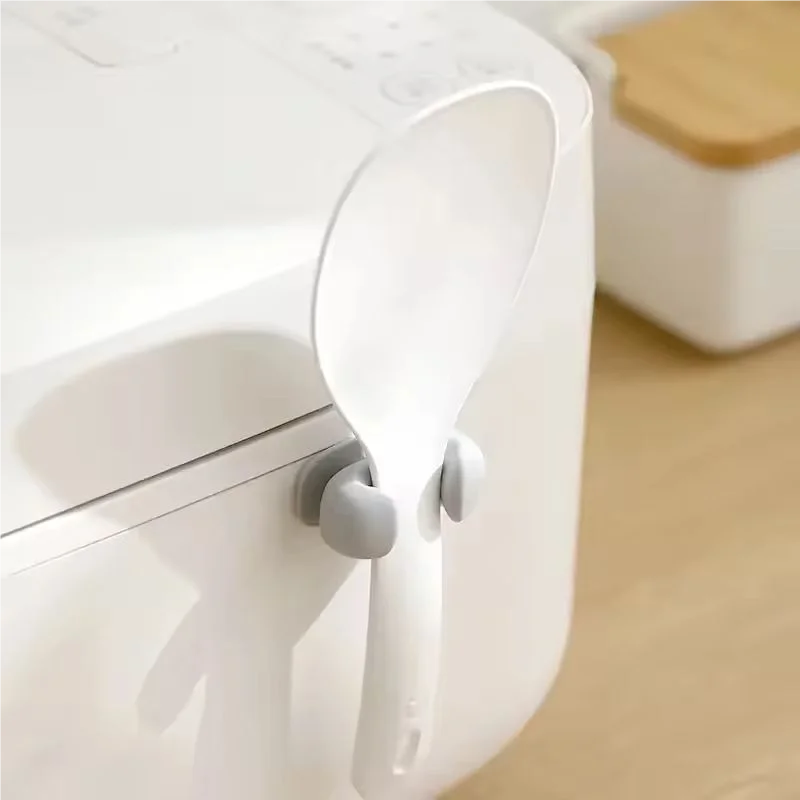 Silicone Rice Spoon Holder Heat Resistant Space Saving