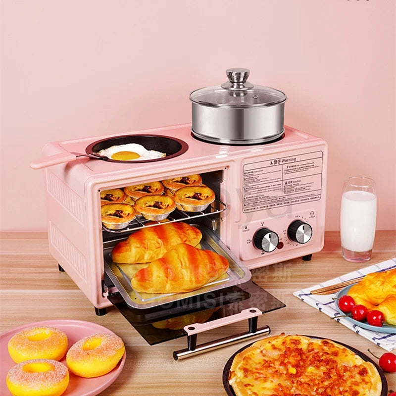 In Breakfast Machine Multi-Functional Toaster Small Baking