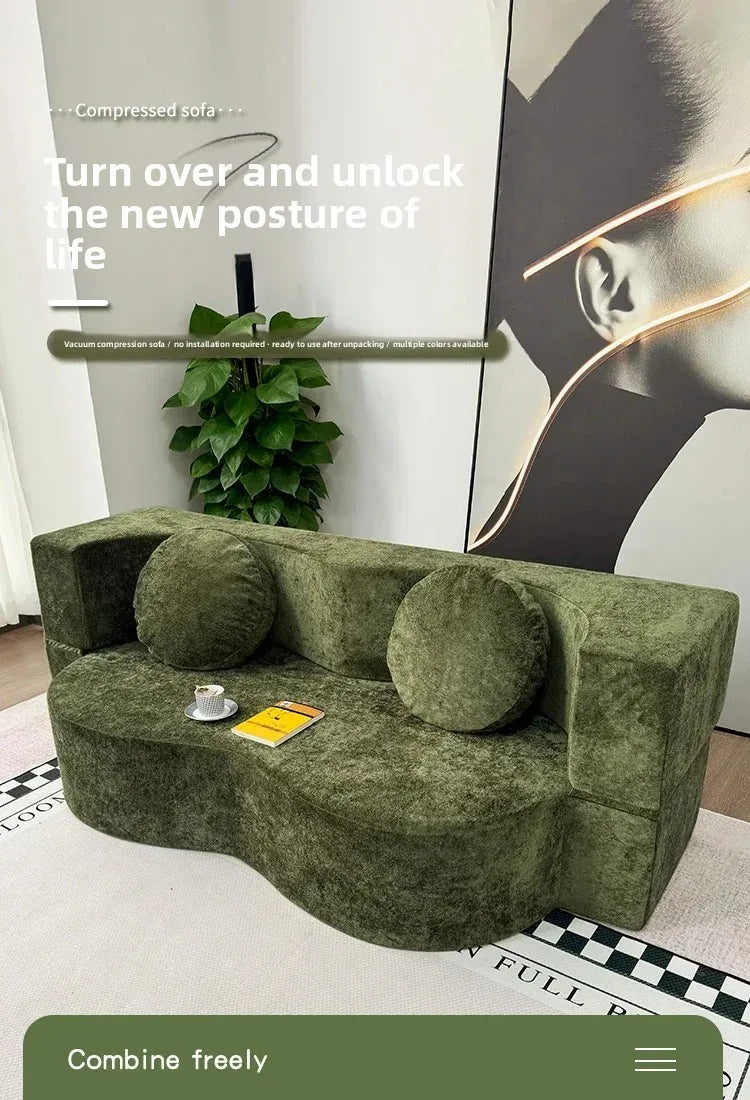 Compression Sofas Vacuum Living Room Sofa Pure Sponge