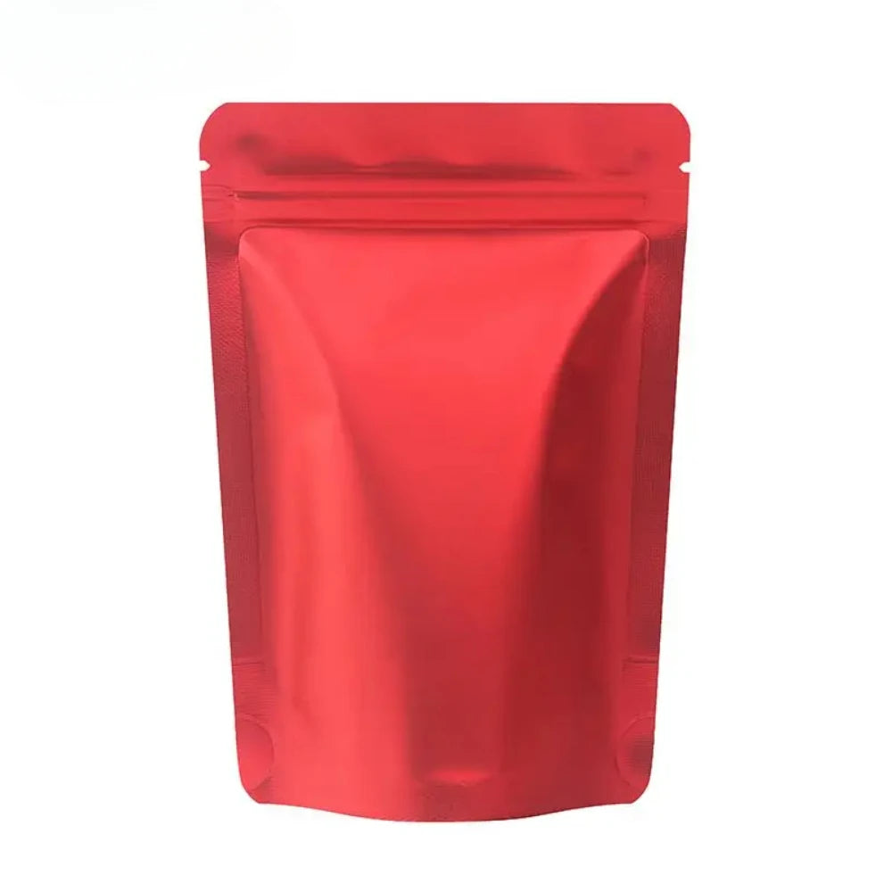 100pcs Durable Moisture Proof Zipper Seal Mylar Bags