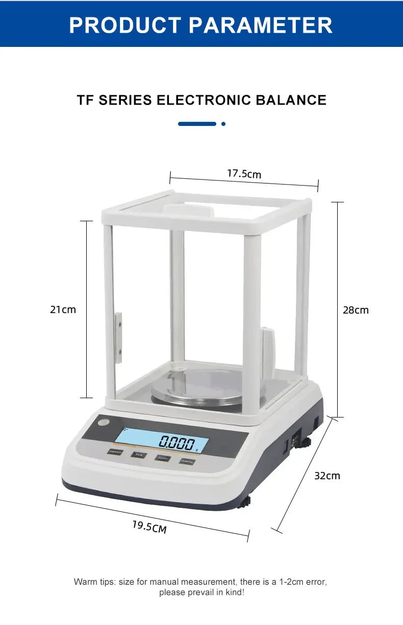 001g 500g Analytical Lab Balance Digital Scale Precision