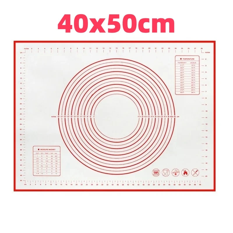 Silicone Baking Mat Kneading Pad Dough Mat Pizza