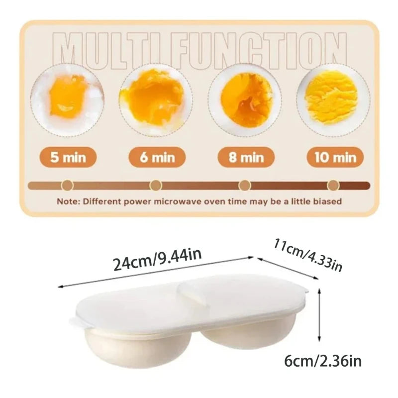 Creative Egg Poacher Food Grade Pans Double Cup