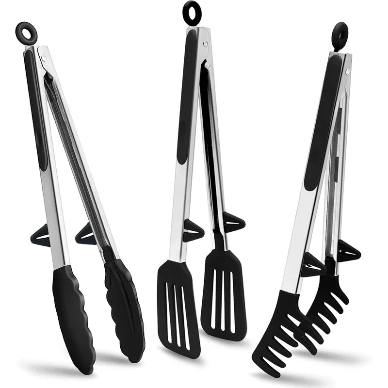 Tongs Silicone Food Tongs Non Stick Cooking Serving