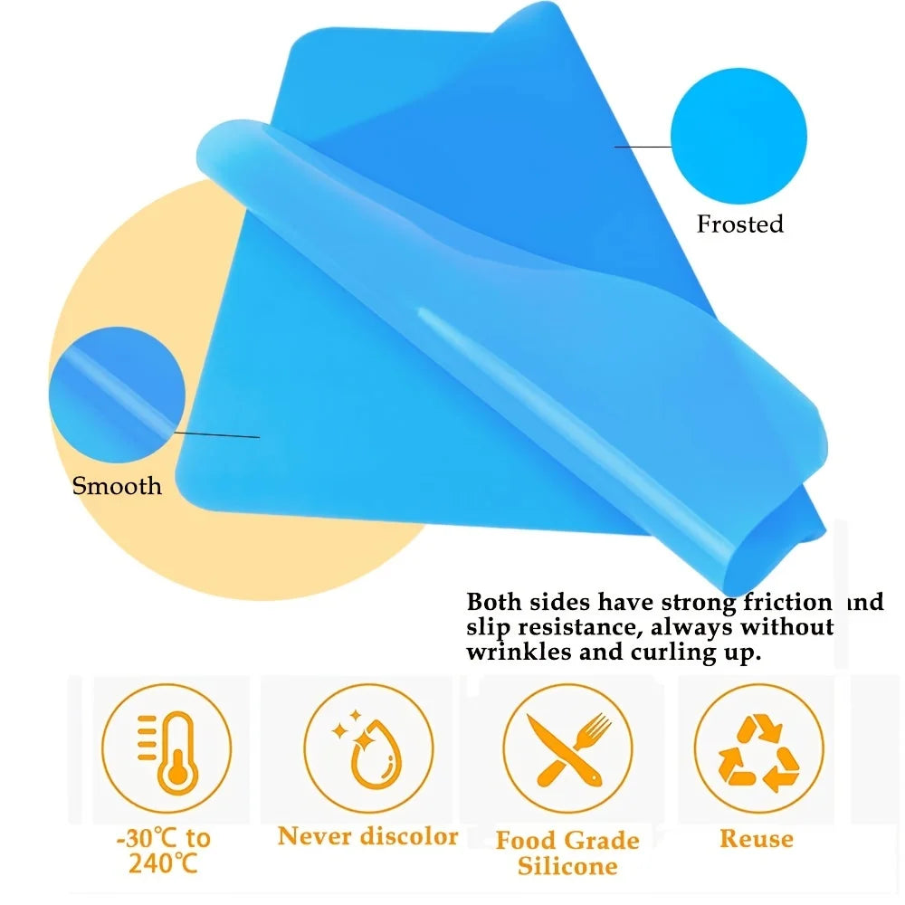 2pcs Large Silicone Sheet Crafts Jewelry Casting Mould