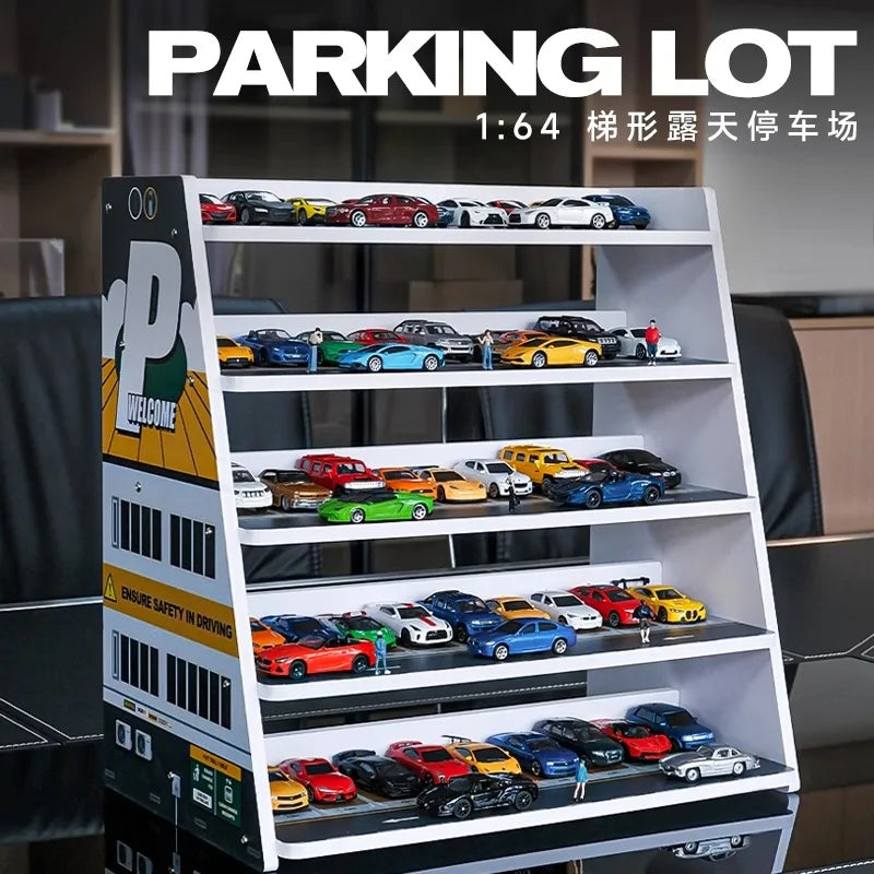Collector 1/64 Trapezoidal Parking Lot Storage Rack Alloy