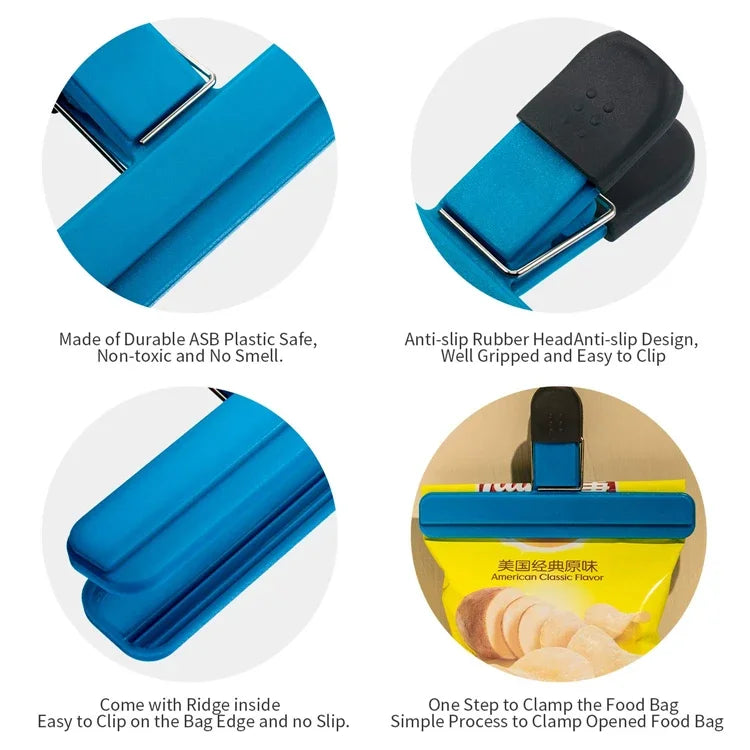 Large Chip Bag Clips - Plastic Assorted Sizes