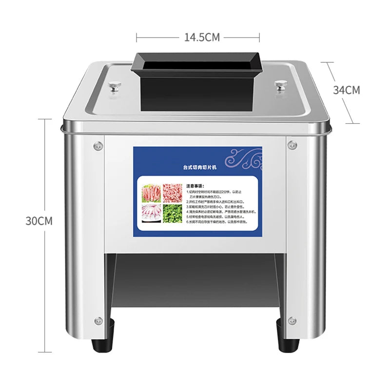 5/3 5/5/7/10/15/21mm Electric Meat Slicer Commercial Grinder