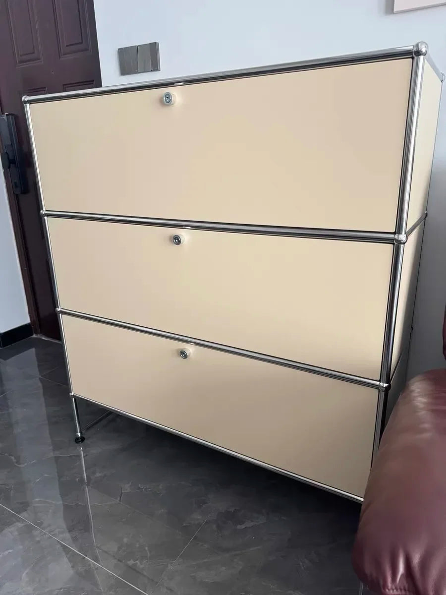 Modern Module Living Room Cabinet Stainless Steel Tv