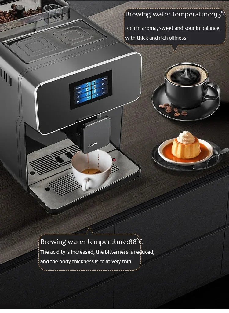 220v Fresh Ground Coffee Machine Fully Automatic Espresso